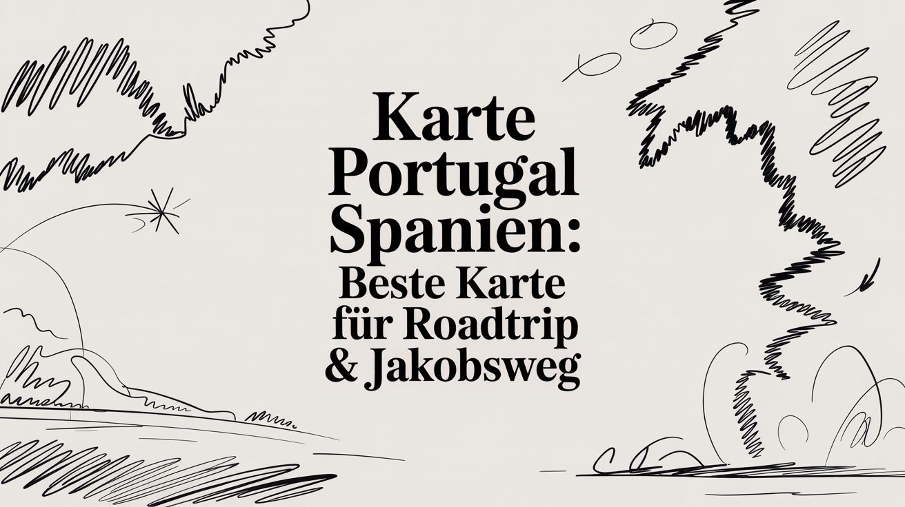 karte portugal spanien: Beste Karte für Roadtrip & Jakobsweg