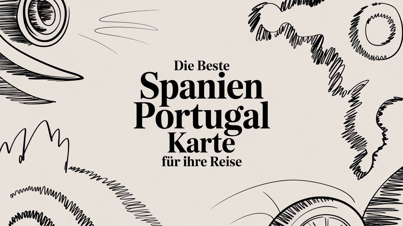 Die beste Spanien Portugal Karte für Ihre Reise