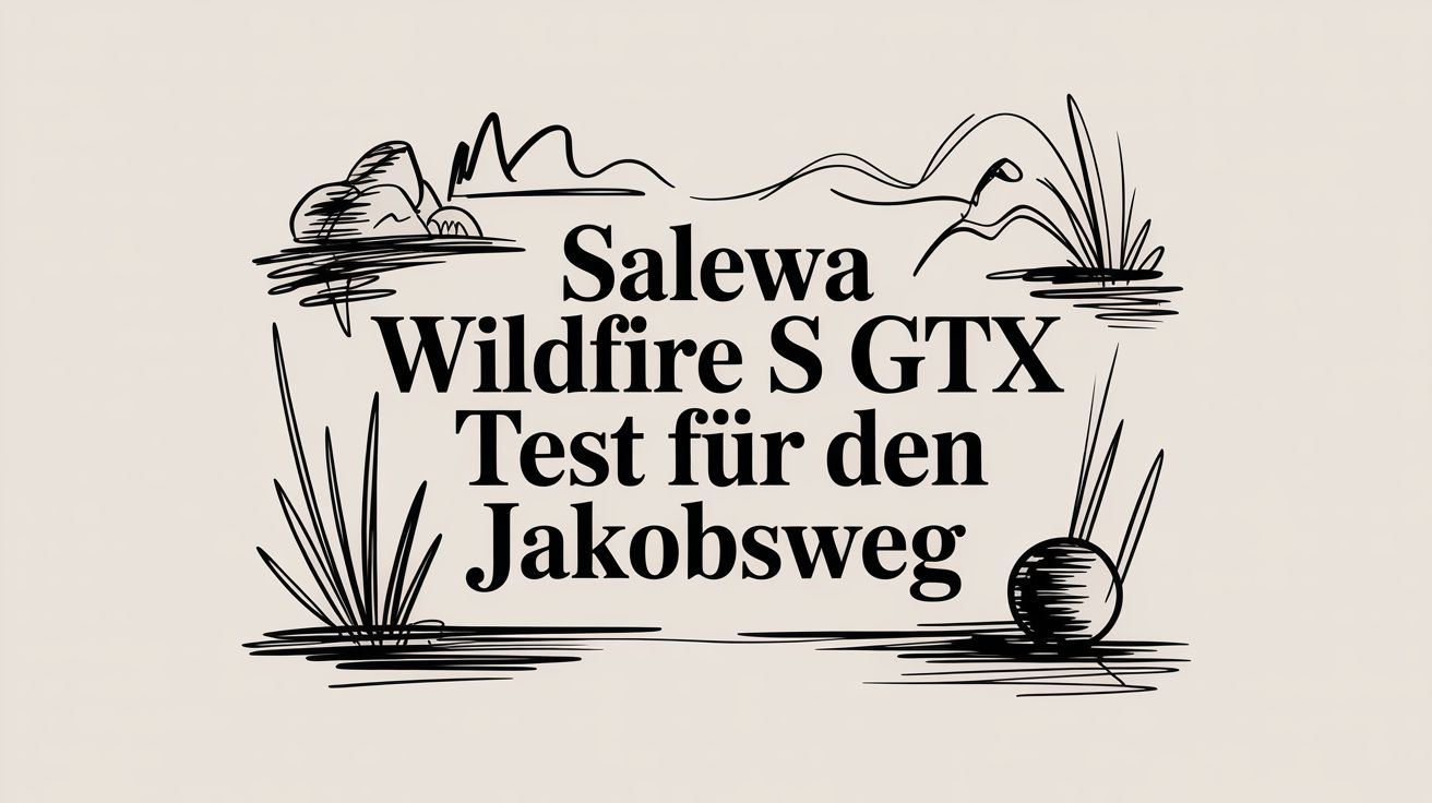 Salewa Wildfire S GTX Test für den Jakobsweg